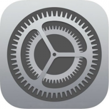 iOS settings icon