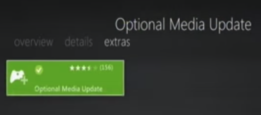 Xbox 360 optional media update download