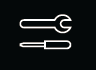 System icon with wrenches