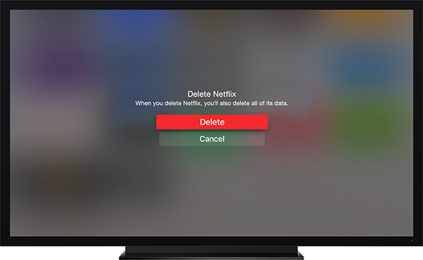 Applt tv confirmation to delete app