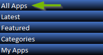 All Apps highlighted