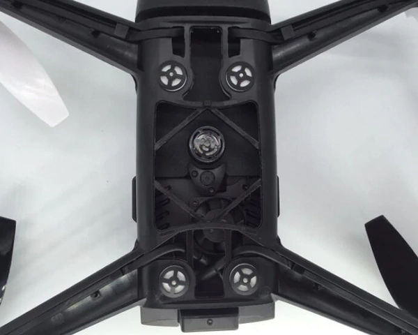 Bottom of Parrot Bebop 2 drone.