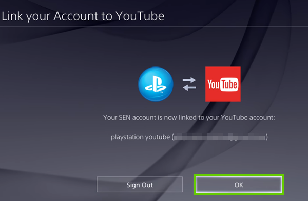 Accounts successfully linked