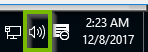Windows 10 speaker icon