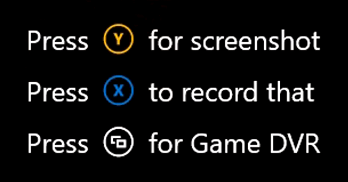 Xbox guide button capture options