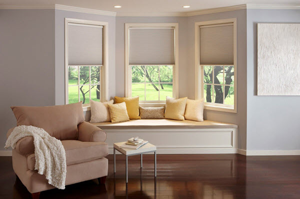 Serena Motorized Shades with Caseta by Lutron