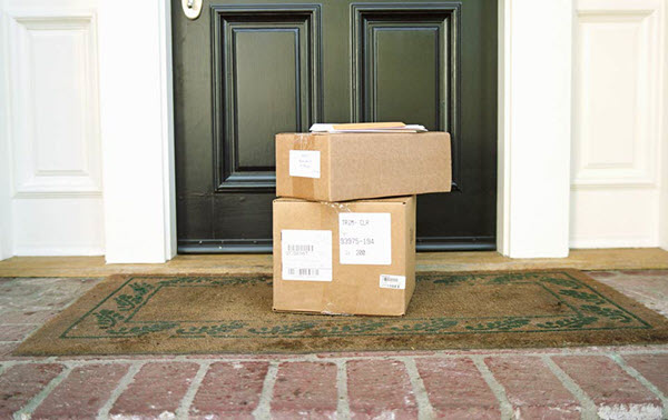 Packages piling up on doorstep