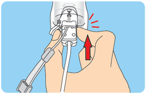 Diagram showing the connection of the nunchuk