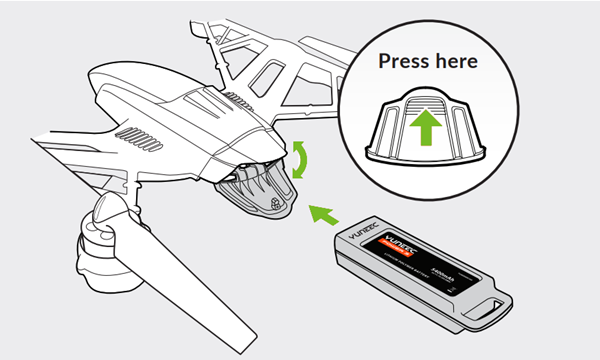 Image of a battery install