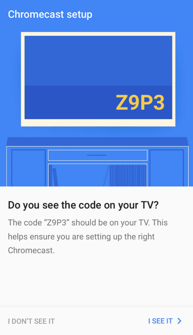 Connection code with I See It highlighted.