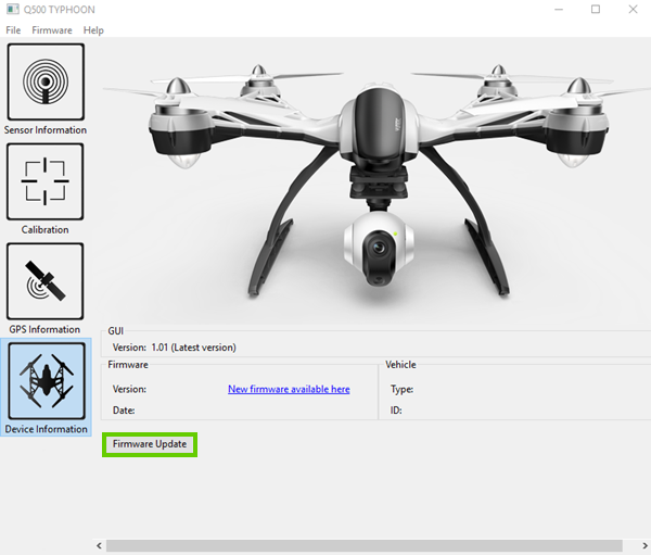 Firmware update button