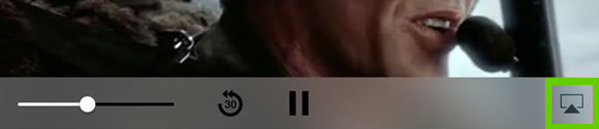 Airplay button