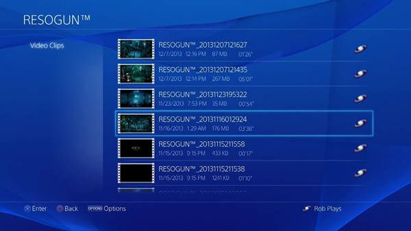 Select the video clip