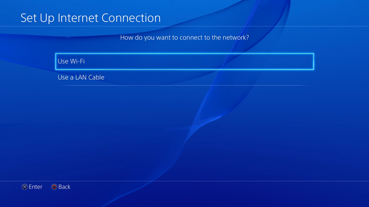 Use Wi-Fi is highlighted on screen