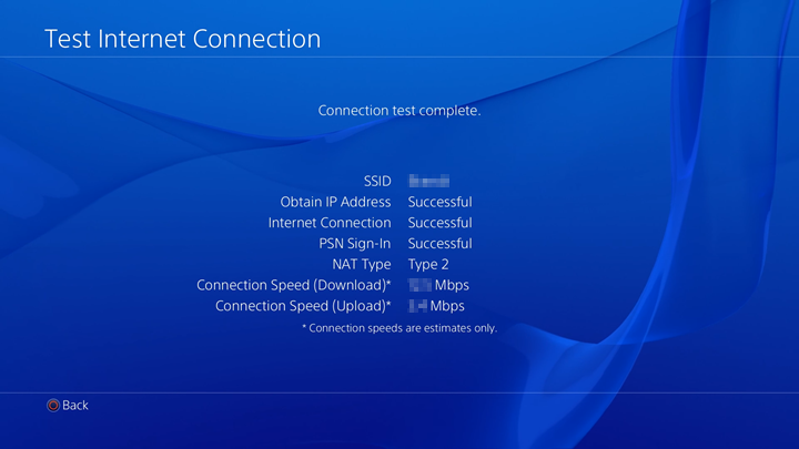 summary of your network connection