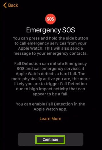 Apple Watch SOS