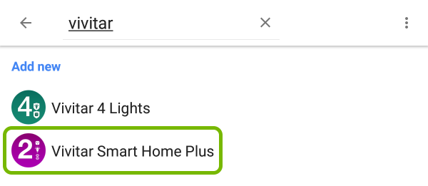 Vivitar Smart Home Plus highlighted in list of devices that work with Google Assistant.