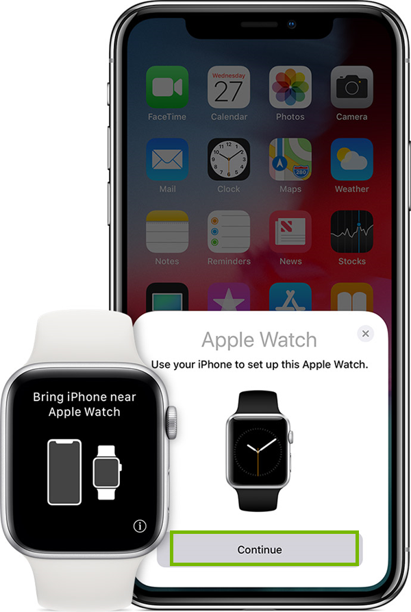 Apple Watch and iPhone asking to pair