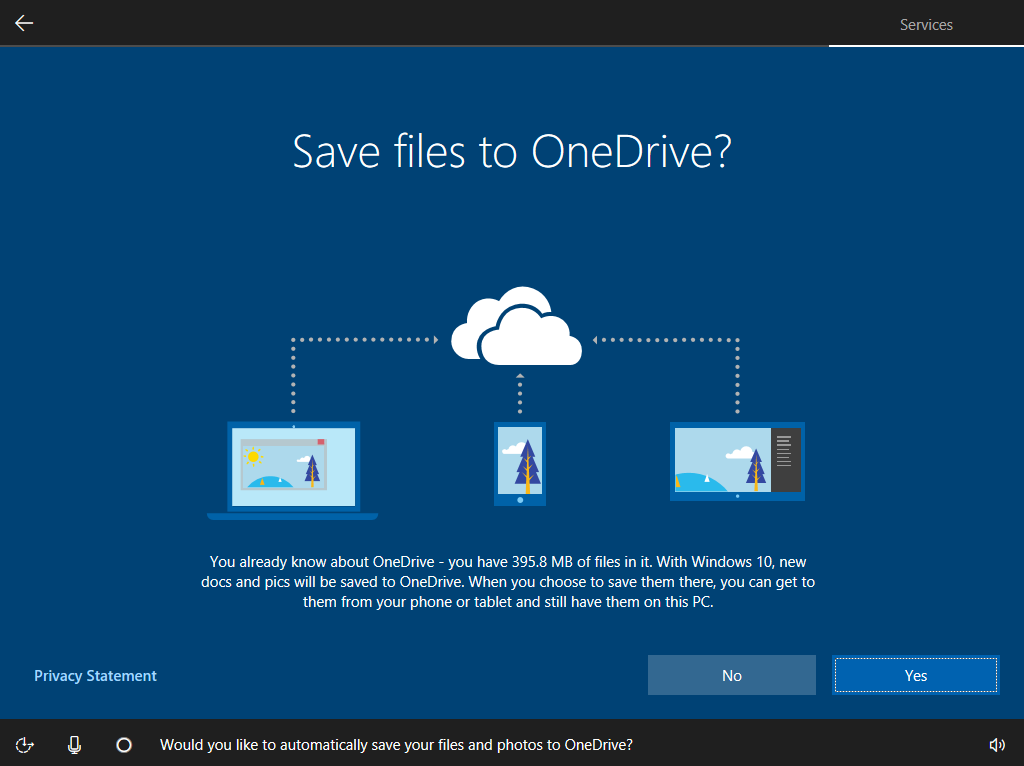 Surface pro one drive question