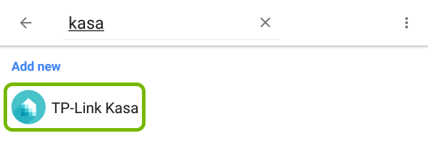 TP-Link Kasa highlighted in list of devices that work with Google Assistant.