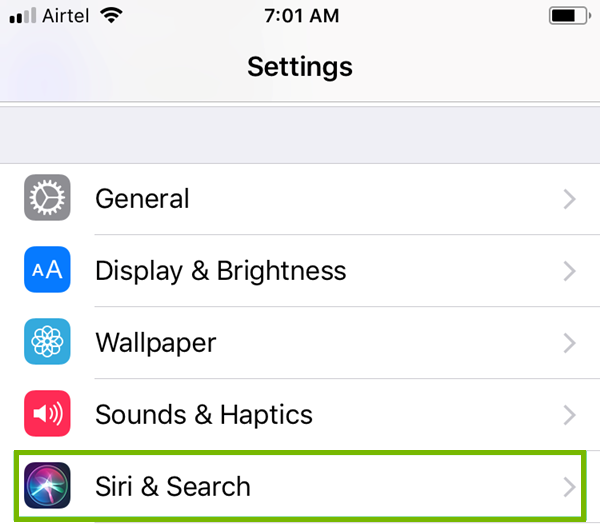 Siri and search