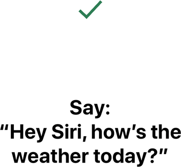 Hey siri how is the weather today