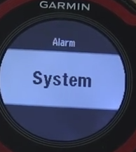 Garmin forerunner system