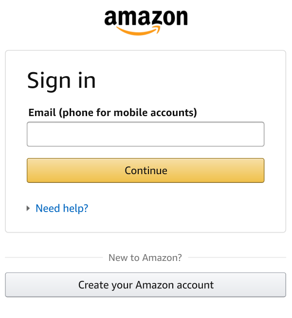 Amazon sign in prompt in when enabling the assistant in app.