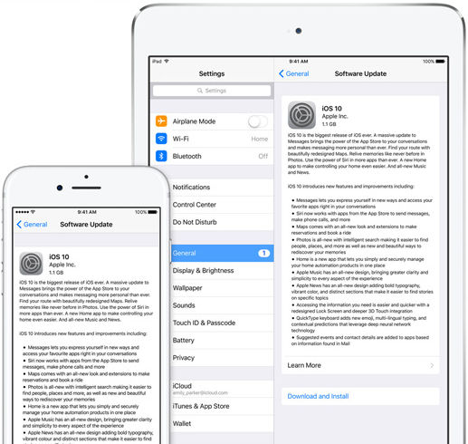 iOS Software Update Example