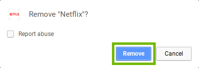 Remove dialog with Remove button highlighted.