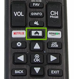 Remote Home button.