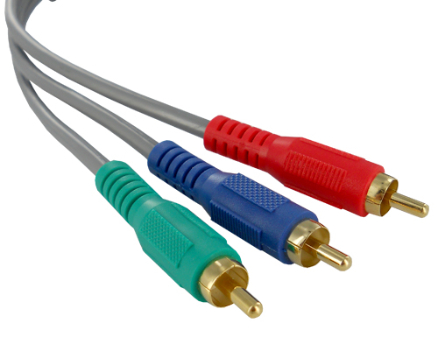 Common analog component video cable.