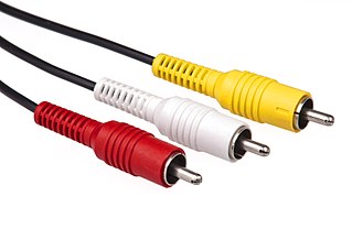 Common analog composite video cable.