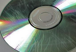 Scratched disc