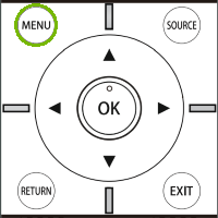 Element Remote Menu. Illustration