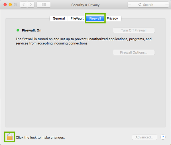 Security and Privacy with Firewall and lock icon highlighted.