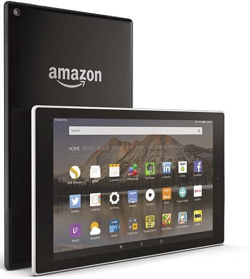 An amazon fire HD.