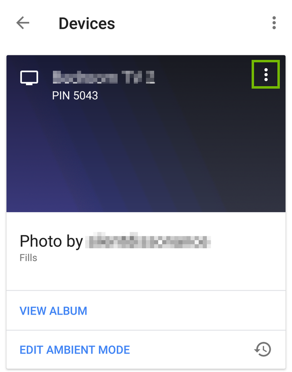 Devices with Chromecast menu highlighted.
