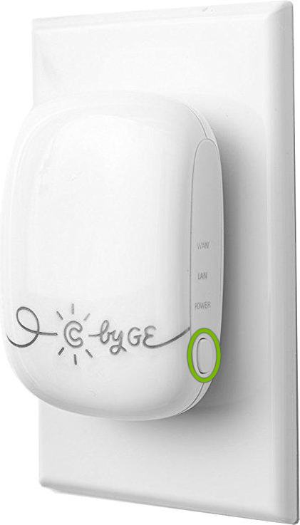 Side button highlighted on C-Reach Smart Bridge.