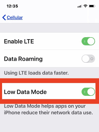 Low Data Mode