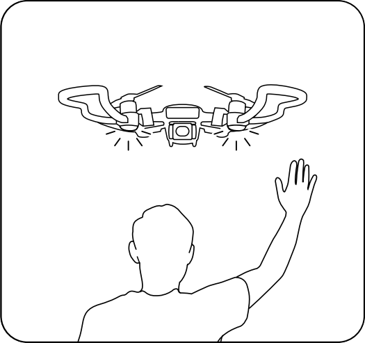 Right arm up at 45 degree angle.