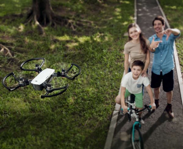 Gesture controls for drone.