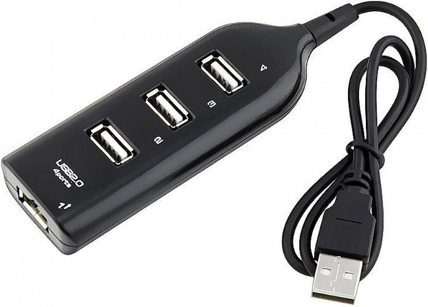 4-Port Non-Powered USB Hub.