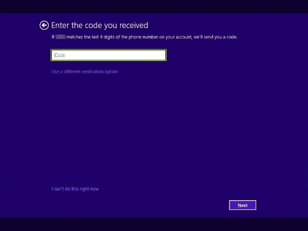Code text box highlighted
