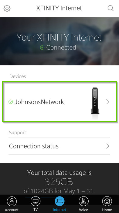 Xfinity wireless gateway icon
