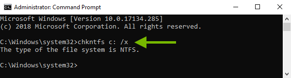 Typed in command pointed out in Command Prompt.