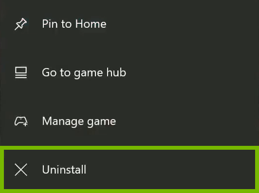 Uninstall option is highlighted in context menu.