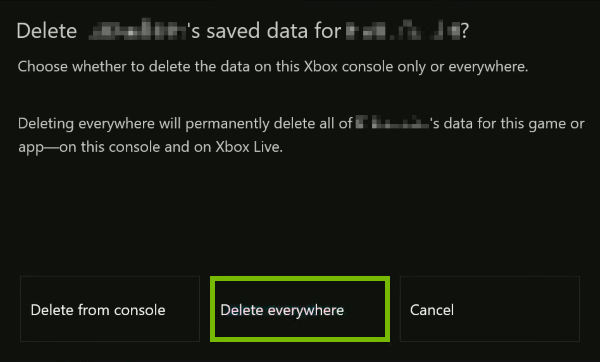 Delete everywhere option highlighted on prompt.