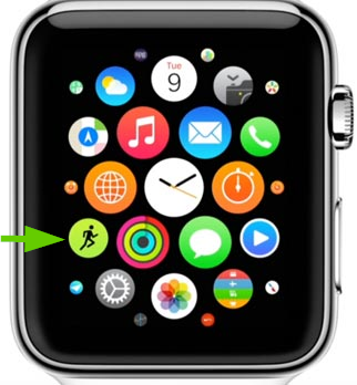Apple Watch workout app
