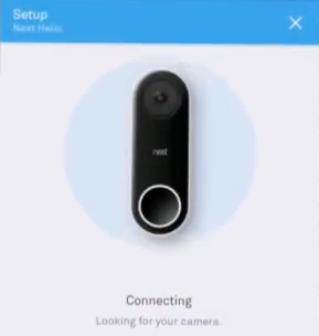Doorbell connecting.